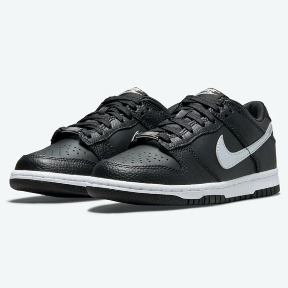🖤[NEW] NIKE DUNK LOW NBA 75TH ANNIVERSARY SPURS GRADE SCHOOL SIZE 7Y SNEAKERS🖤 - Picture 1 of 15